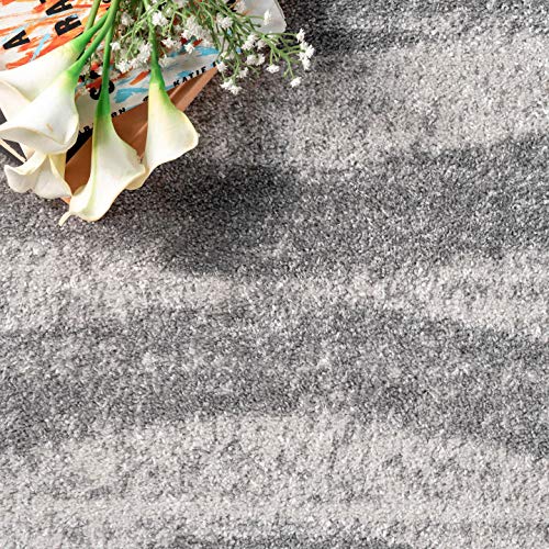 nuLOOM Tristan Contemporary Area Rug, 4' x 6', Grey