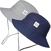 55cube Toddler Sun Hat Beach Bucket Hat for Girls Boys Toddlers