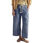 yoeasy Womens Wide Leg Jeans Mid Rise Elastic Drawstring Straight Leg Baggy Casual Ankle Denim Pants with Pockets
