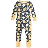 HUGH & HONEY SnugFlex™ Romper, Bamboo Viscose, Baby and Toddler Pajamas, No Zip with Convertible Hands and Feet Coverage