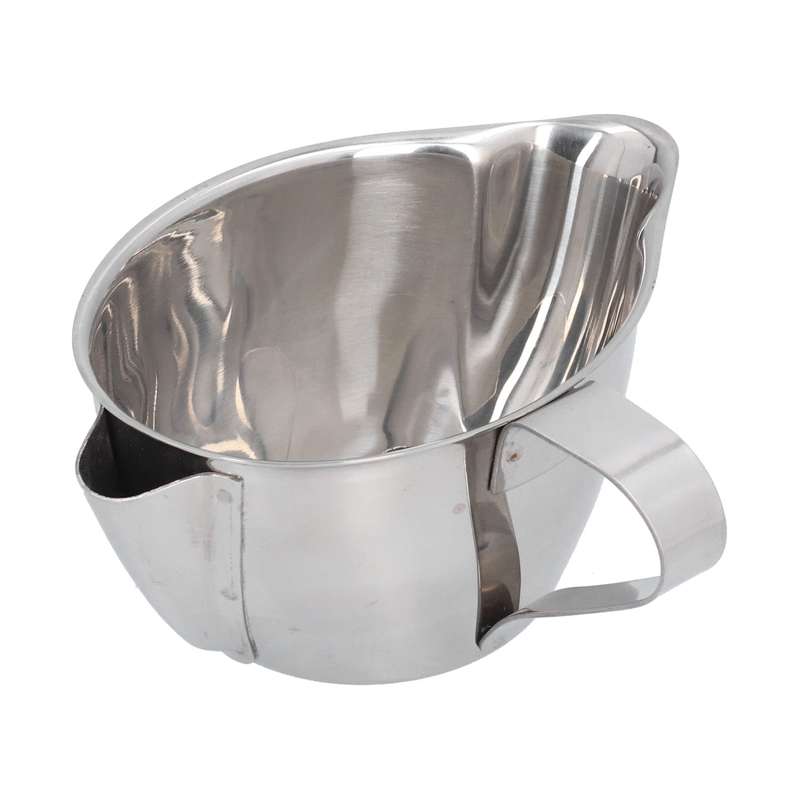 ZPSHYD Oil Fat Separator Bowl, 500ml Stainless Steel Grease Separator, Healthy Lifestyle for Kitchen Gravy Family, Restaurant, Easy to Clean