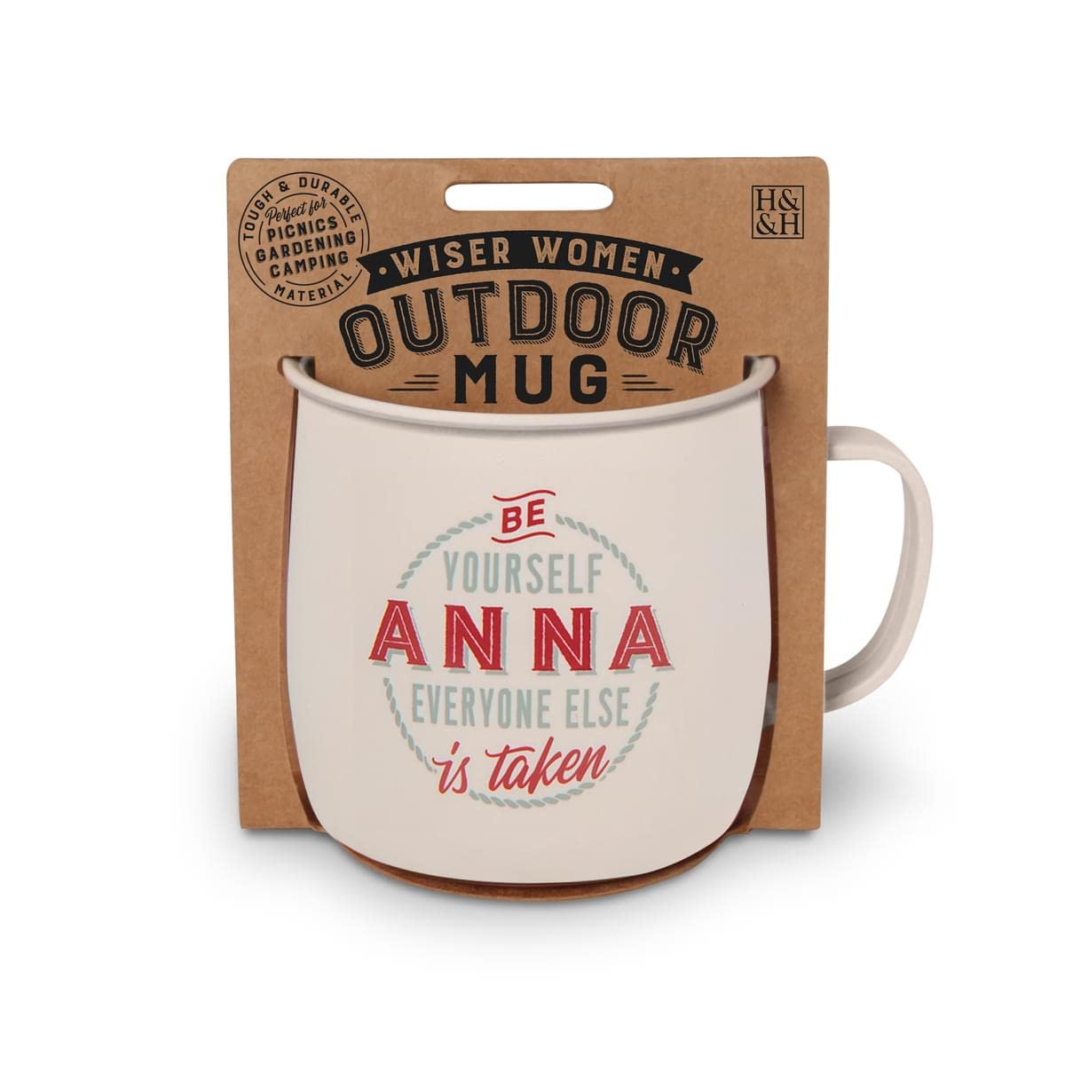 History & Heraldry Personalised Outdoor Mug (Anna)