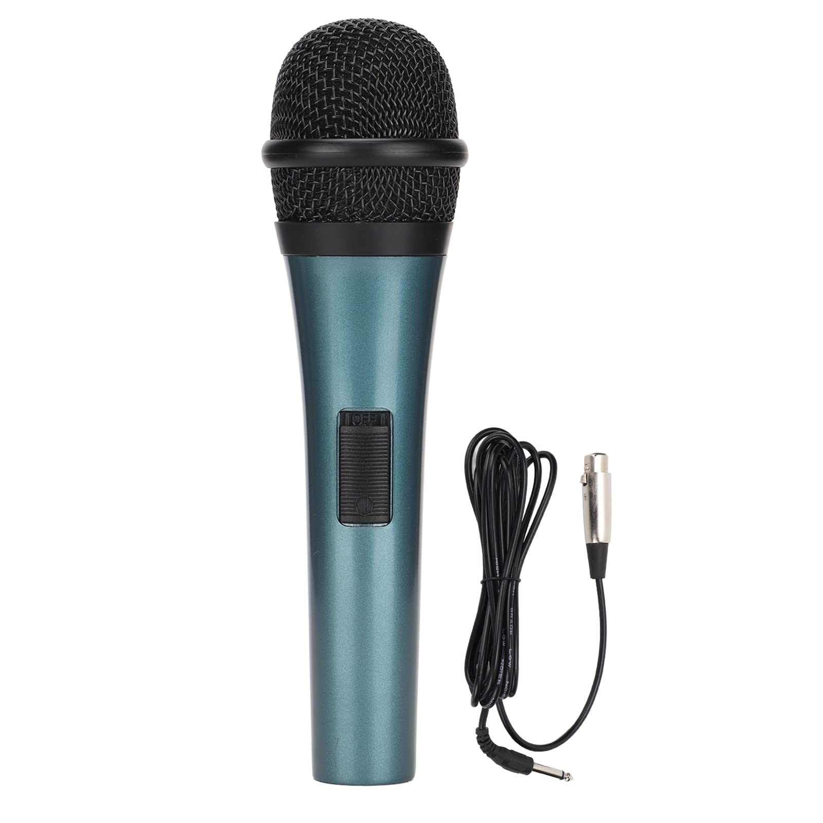 Dynamic Musical instrument Microphone, Handheld Microphone 3m Cable XLR Microphone for Karaoke Singing, Speech, Wedding, Stage and Outdoor Activity