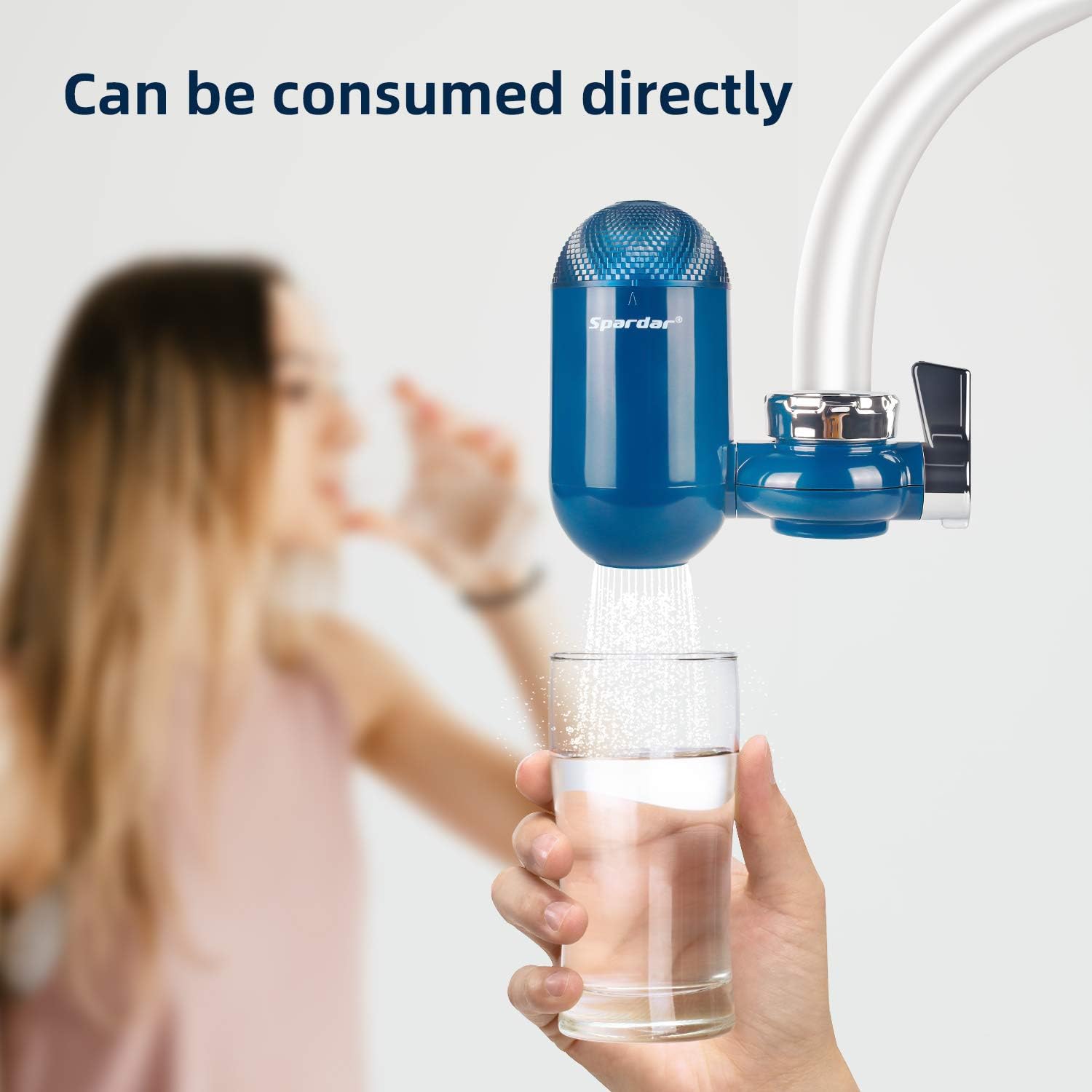 Spardar Faucet Water Filters,Kitchen & Bath Tap Water Filter Multi Layer Ceramics Filter Cartridge: Home & Kitchen