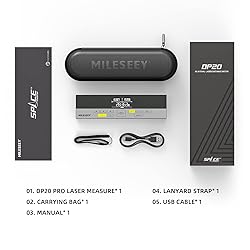 Bilateral Laser Measurement Tool,MiLESEEY 390Ft