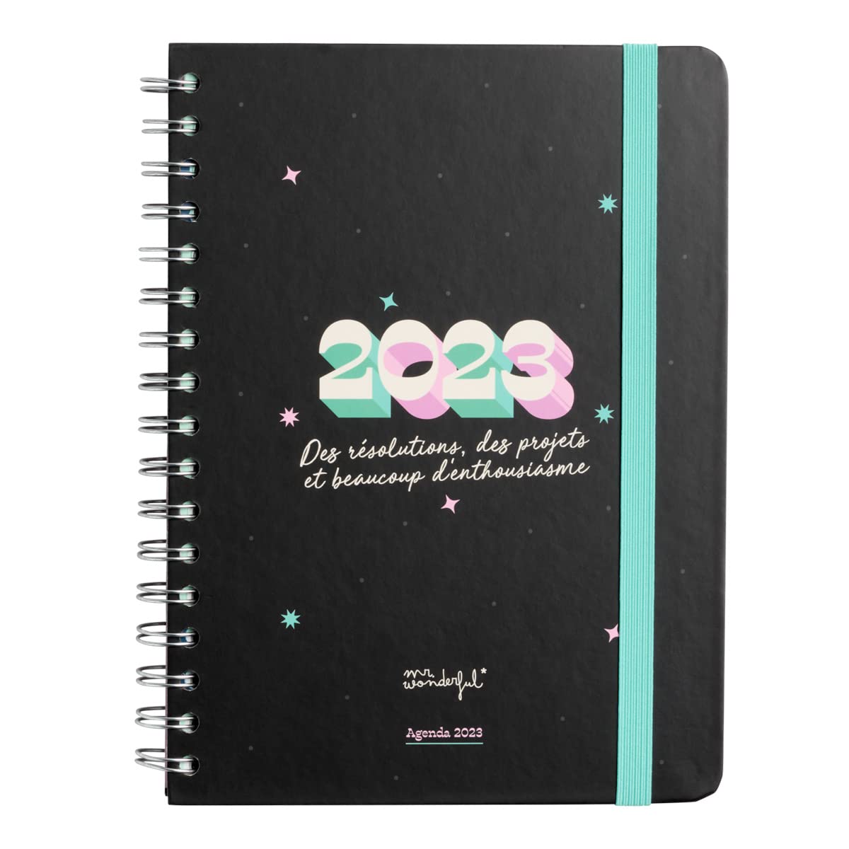 Mr. Wonderful - Office 2023 Week to View Diary – Resolutions, Projects and Lots of Enthusiasm