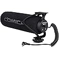 COMICA CVM-V30 LITE Video Microphone,Super-Cardioid Condenser On-Camera Shotgun Microphone for Canon Nikon Sony Panasonic DSLR Cameras,Mic for iPhone Android Smartphone with 3.5mm Jack(Black)