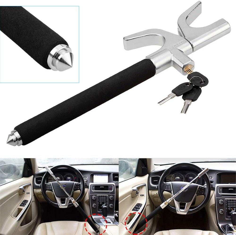 Steering Wheel Lock Universal Security Anti Theft Safety Extendable