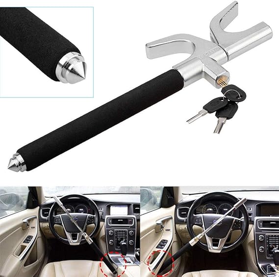 Steering Wheel Lock Universal Security Anti Theft Safety Extendable