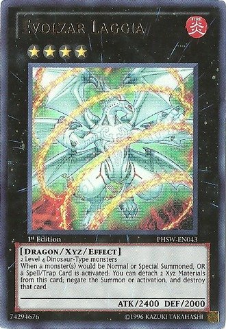 Yu-Gi-Oh! - Evolzar Laggia (PHSW-EN043) - Photon Shockwave - 1st Edition - Ultra Rare