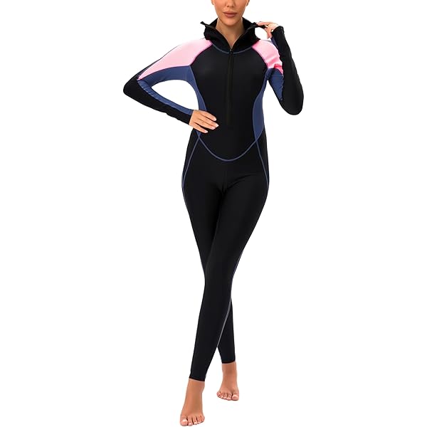 Full Body Black Suit EcoStinger Women's Full Body UV Swimsuit