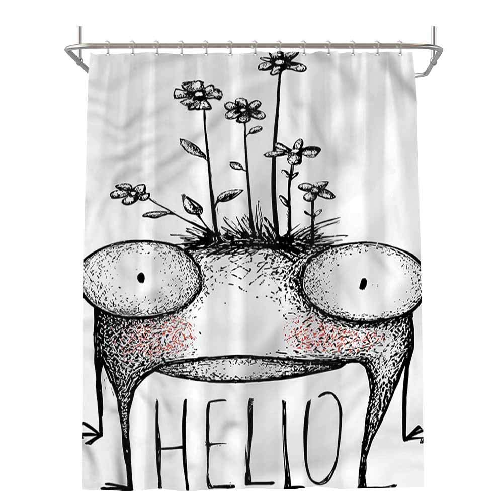 Amazon Com Jiahong Pan Quirky Shower Curtain Set Funny Mutant