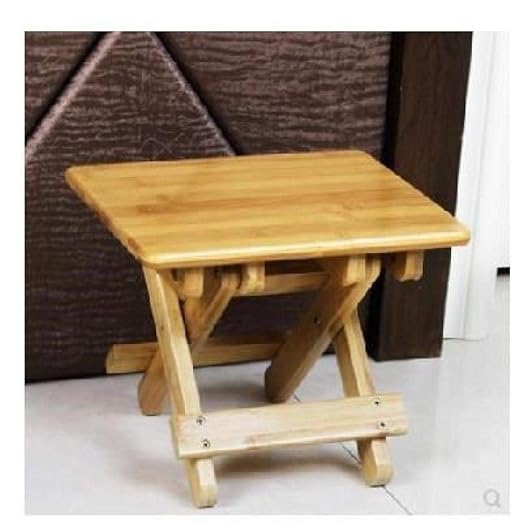 Fuweizeng Banco De Madera Pequeno Silla De Madera Plegable Mazar