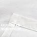 Lazzzy Kitchen Curtains Cafe Curtain Set for Living Light Filtering Tier Curtains Bedroom Window Curtain for Bathroom Door Curtains Thermal Insulated Drapes 24 Inch 2 Panels White