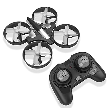RCtown Mini-Drohne, 2,4 GHz, 4 Kanäle, Mini-UFO-Quadrocopter, Drohne mit 6-Achsen-Gyro-Kopf-Modus, Fernbedienung, Nano-Quadco