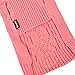 Blueberry Pet Classic Cable Knit Rosy Pink Dog Sweater, Back Length 10