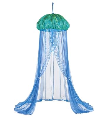HearthSong Aquaglow Jellyfish Hideaway Bed Canopy
