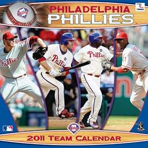 Amazon.com : Philadelphia Phillies 2011 Calendar: 12x12 Team Wall Calendar : Sports &amp; Outdoors