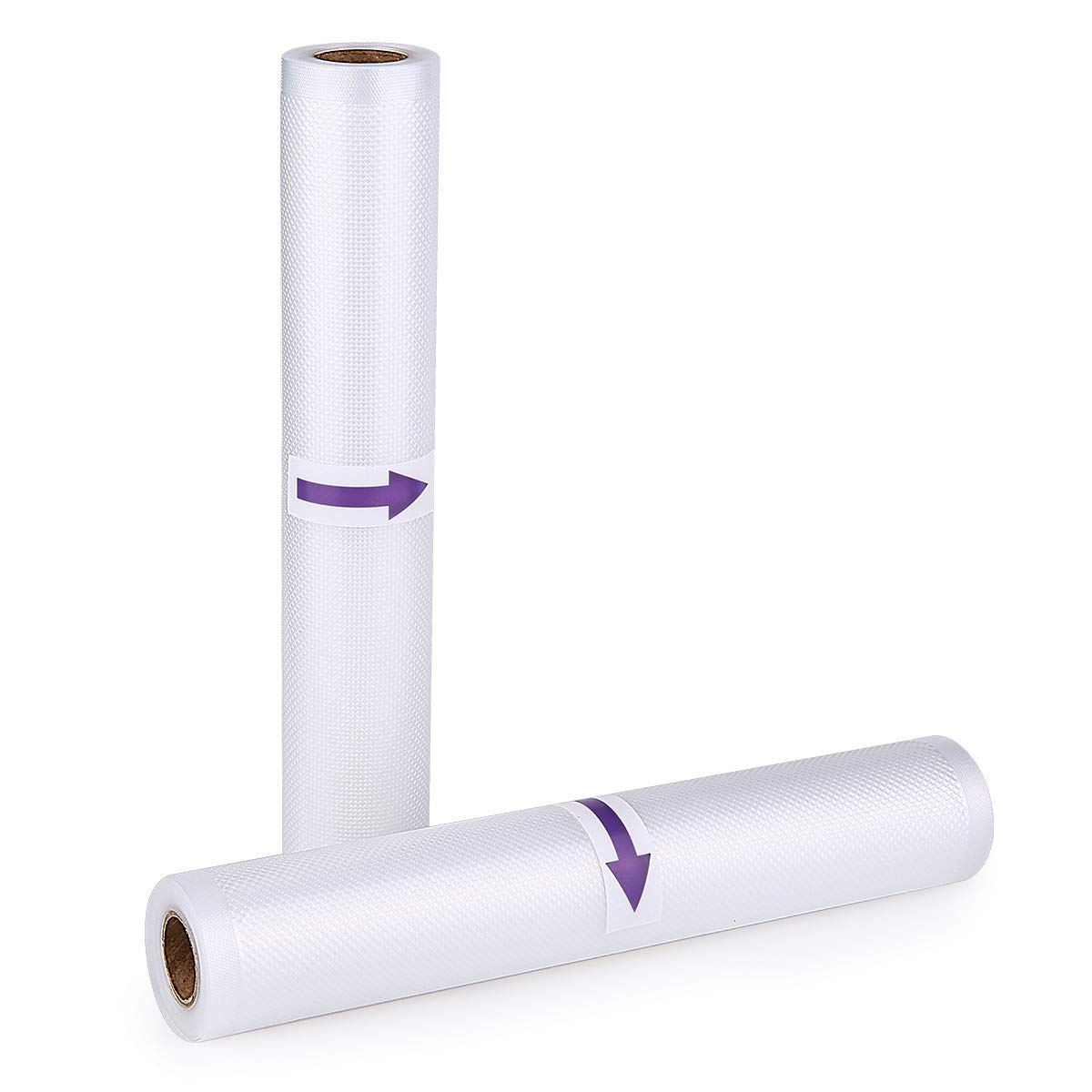 ACRATO Sacchetti a Vuoto Alimenti 28x500cm, 2 Rotoli Sottovuoto per Tutte le Macchine Sottovuoto Sigillatore