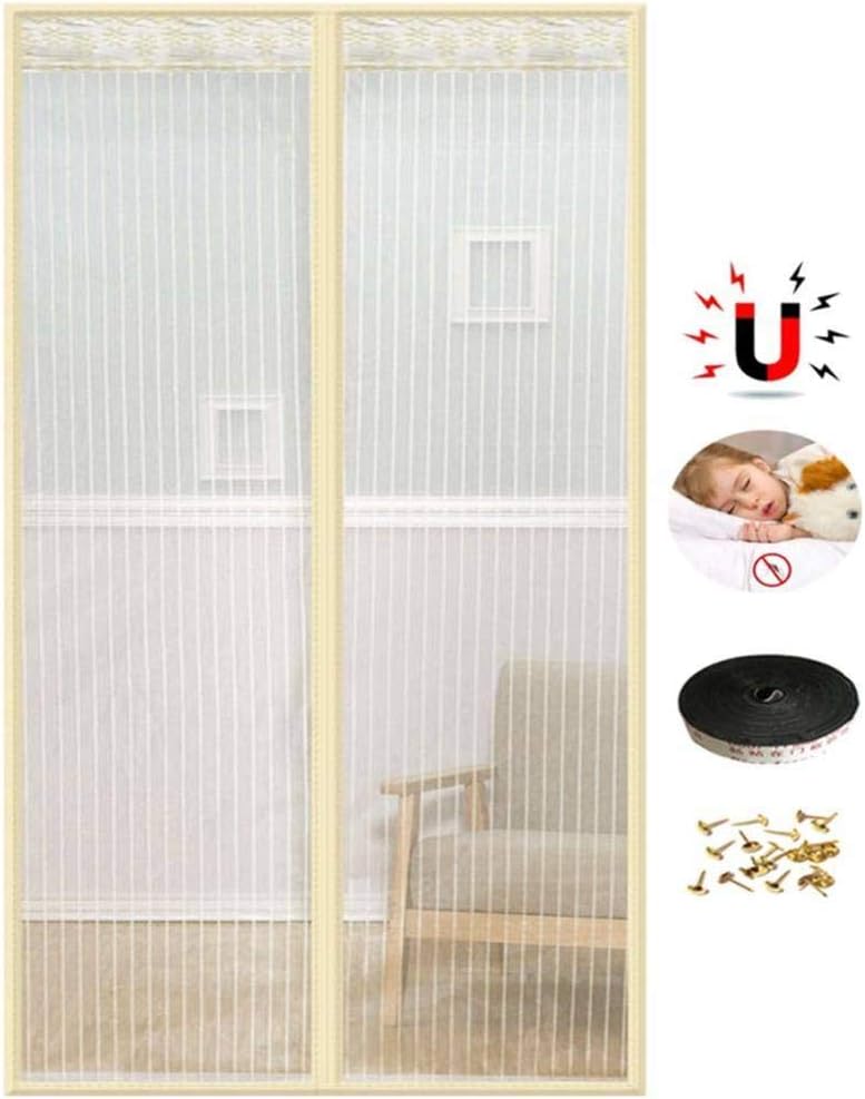 Flei Magnet-Fliegengitter Für Türen – 80x255 Cm, Selbstschließend, Faltbar, Insektenschutz Für Balkon & Terrasse