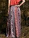 Popbop Womens Gypsy Boho Tribal Floral Casual Maxi Beach Skirt Dress