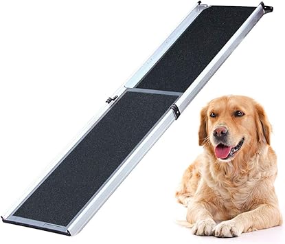 Amazon Ruedamann 犬用スロープ アルミ製伸縮式ペットスロープ 車への乗降 高低差のある場所で活躍 スライド式 軽量 コンパクト スアルミフレーム ドライブ適用 180 42cm Mr907 Ruedamann 安全スロープ 通販