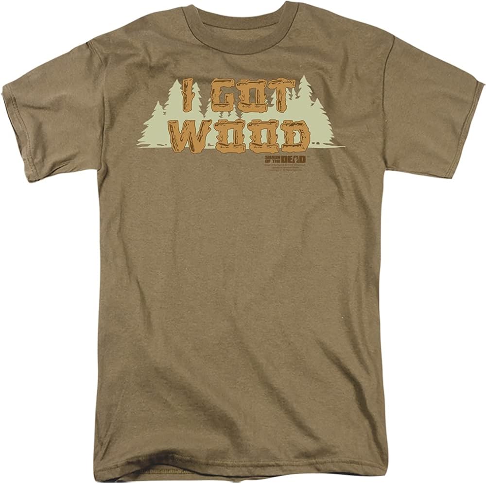 Shaun of the Dead Ed's Shirt/I Got Wood Men's TShirt Clothing