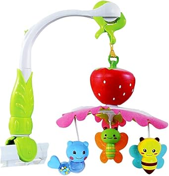Fusine Baby Crib Music Bell/Rattle Toy for Toddlers