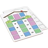 Really Good Stuff Fact Family Dry-Erase Boards, Addition &amp; Subtraction | 6 Boards, Ages 5+, Kindergarten+