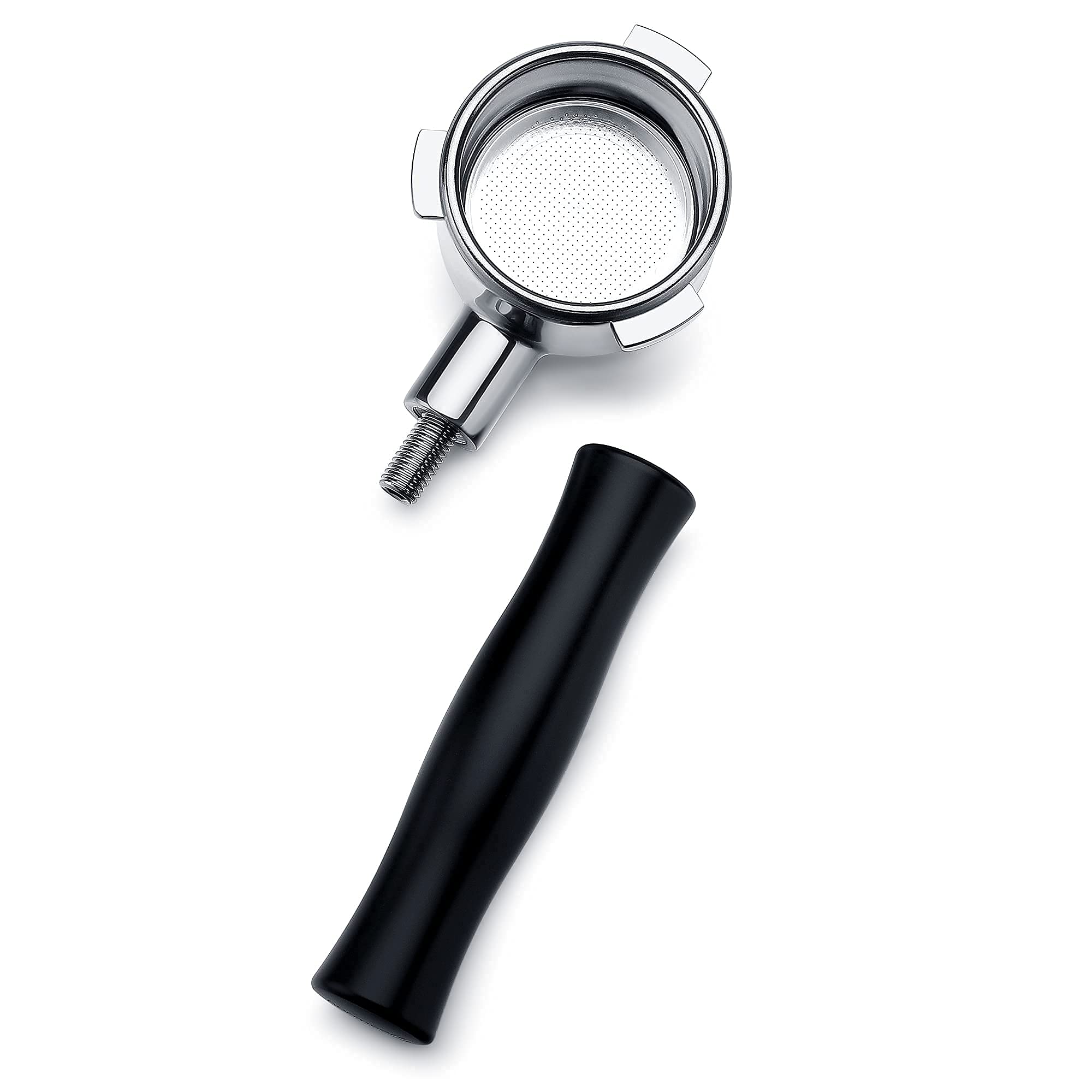 Normcore 54mm Bottomless Portafilter, Naked Portafilter Fits Breville Sage Barista Express Machines, 18g Filter Basket Included