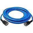 BESHED Pressure Washer Hose 25 FT 1/4 Inch, Kink Resistant Power Washing Extension Hose Compatible with M22 Fittings, Replacement For Most Brand Pressure Washers, 3000 PSI