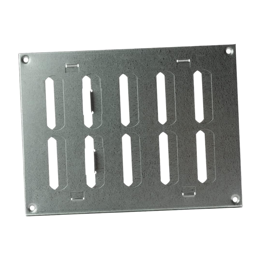 200x150 mm (8x6") Sliding Grille Made of Sheet Steel, galvanised Ventilation Grille — image 1