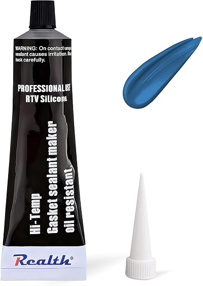 Realth Silicone Gasket Maker 100g Ultra Blue High Temp RTV Sealant