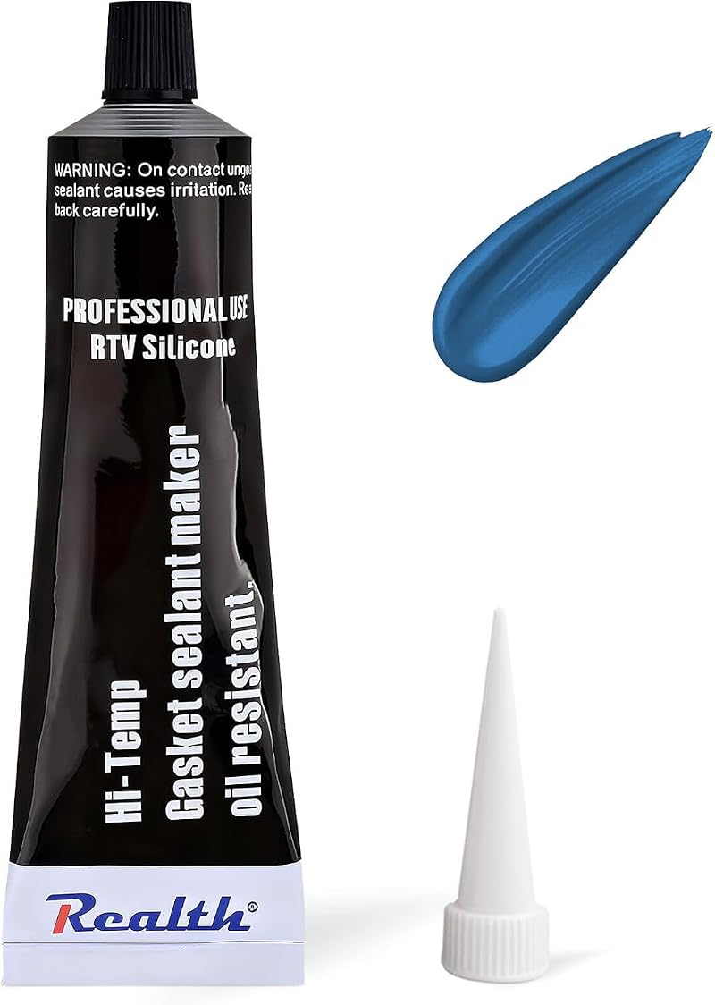 Realth Silicone Gasket Maker 100g Ultra Blue High Temp RTV Sealant