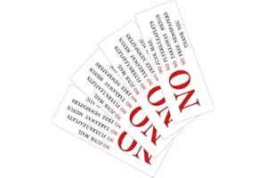 Ciieeo Mailbox No Flyers Stickers 4Pcs Sturdy Decals for Outdoor Use No Junk Mail Sign