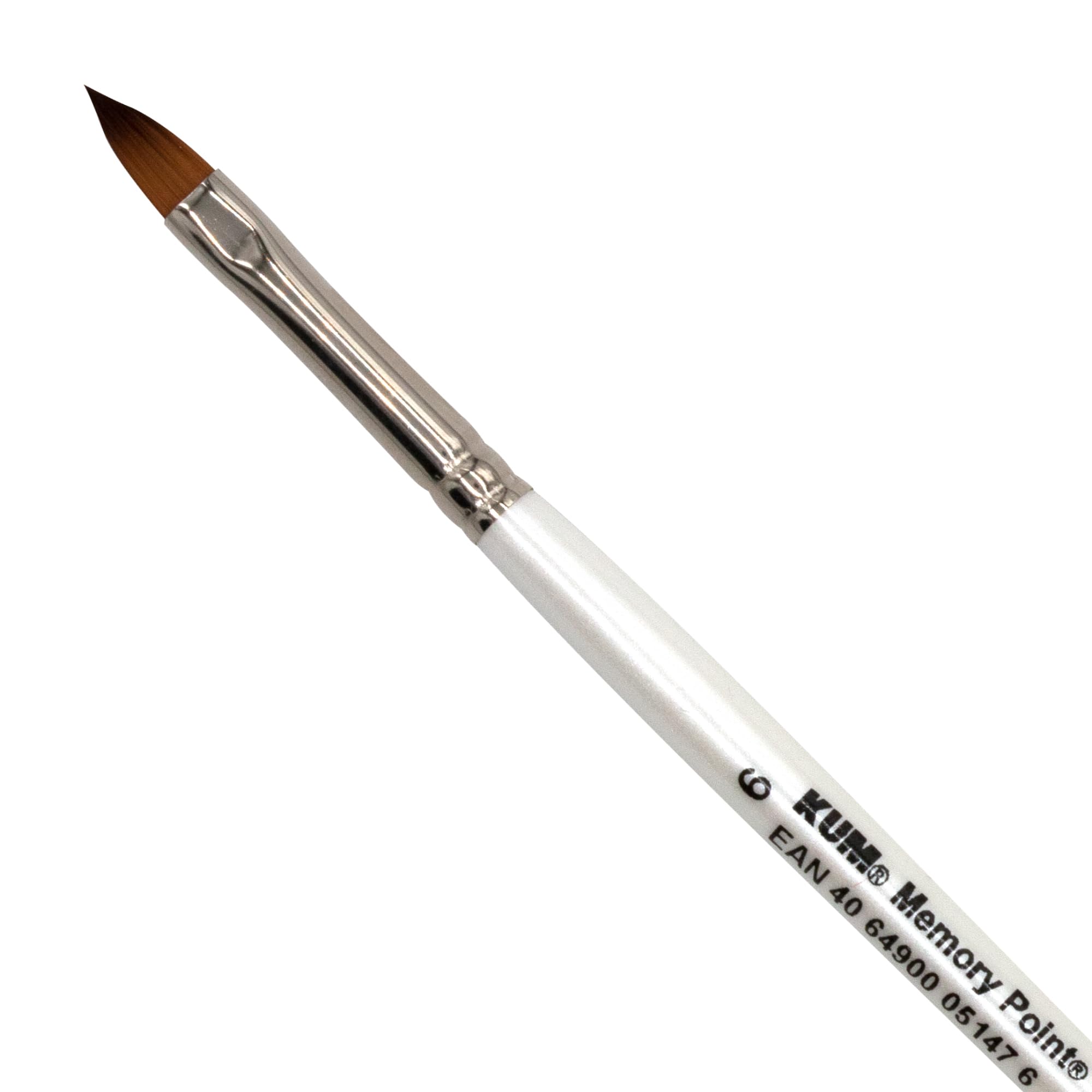 KUM 514.00.11 - Memory Point Brushes ct, Memtip Pin ct# 6, Cat Tongue Shape, 1 Item