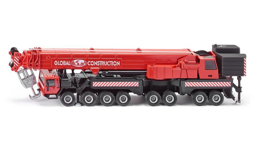 siku 4311, Mega Lifter Crane, 1:55, Metal,Plastic, Red, Extendable crane arm, Winch