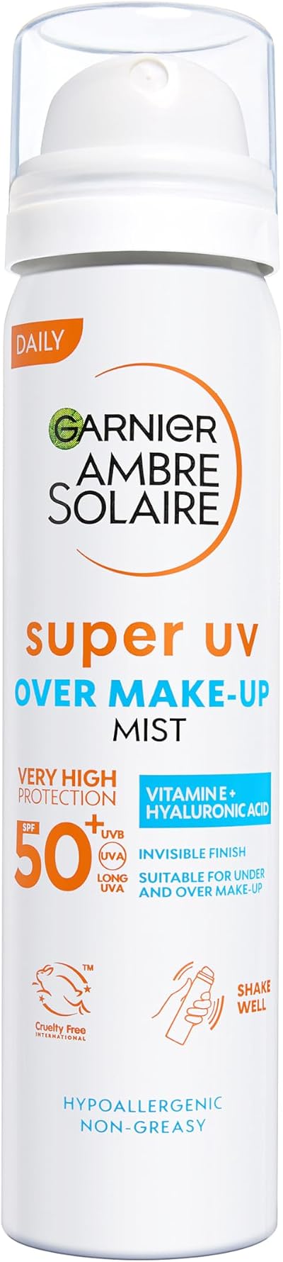 Garnier Ambre Solaire Over Makeup SPF50+ Sun Protection Mist 75ml