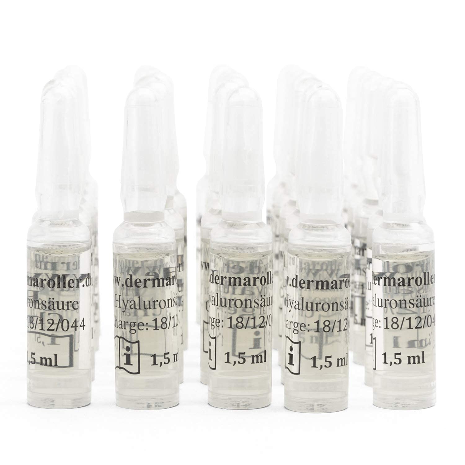 Dermaroller Hyaluroic Acid 0,35percent Vial 1,5ml, 1 Pack (1 x 30 pieces)