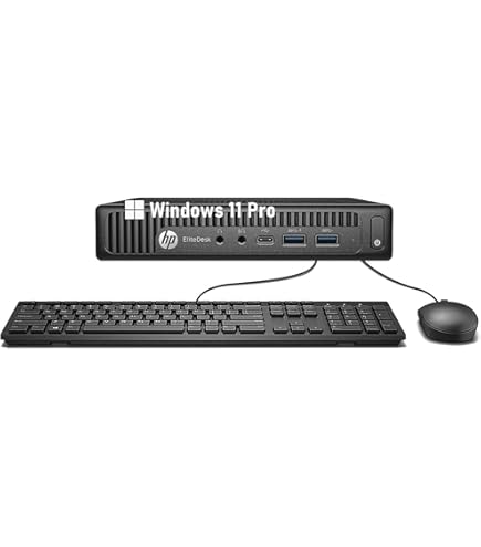 PC bureau reconditionné - HP EliteDesk 705 G4 DM - Ryzen 3 - 8Go - 256Go SSD - Windows 10