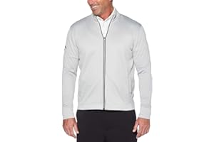 Callaway mens Full Zip Long Sleeve Waffle Knit Fleece Golf Jacket (Size Small - 4x Big & Tall) Jacket