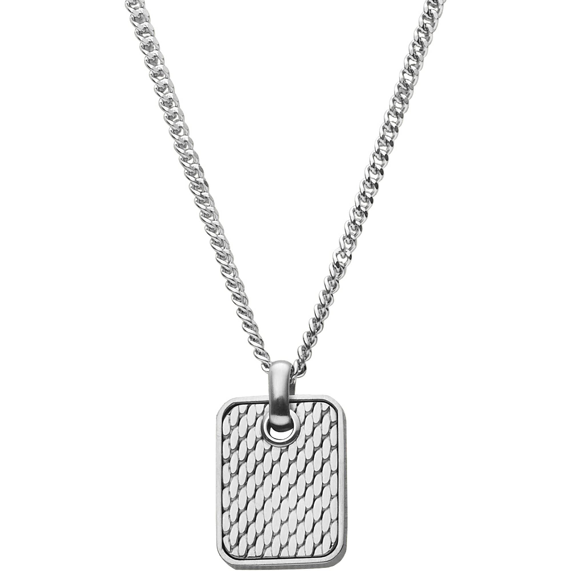 Skagen Ring for Men Torben, Total Length: 55 cm Silver Stainless Steel Ring, SKJM0200040