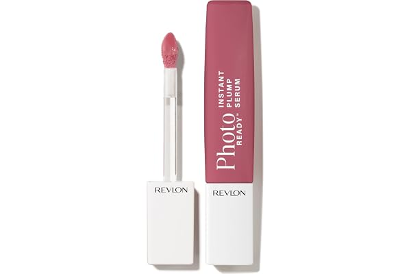 Revlon PhotoReady Instant Plump Serum, Plumping Gloss, Hydrating, Non-Sticky & High Shine Finish, 009 Lip Floaties, 0.25 fl o