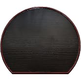 Double-Sided Japanese Style Double-Sided Set Half Moon Type Tray 36 x 32 cm