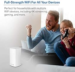 Linksys Velop Mesh Home WiFi System, 1,500 Sq. ft