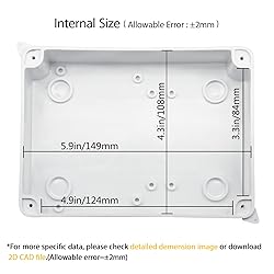 LeMotech Junction Box, Electrical Box IP65 Water