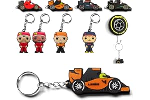 PolarAuto Racing Car Key Chain Keychain Hook Race Team Driver Auto Compatible with Formula One F1 Fans Men Women Gift