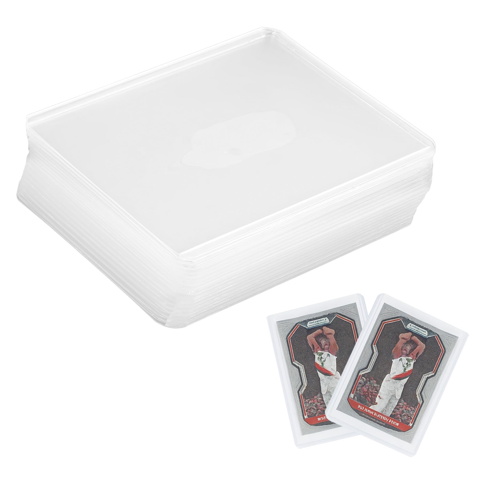60 PCS Card Sleeves, Penny Sleeves Size is 76 * 101mm, Card Sleeves Clear is Suitable for a Variety of Card Protection, Providing Intimate Protection for Your Game Cards and Other Collections