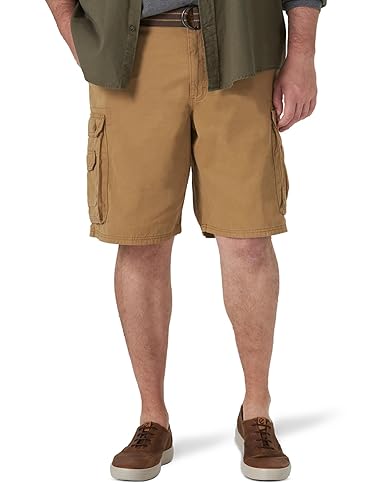 Lee mens Big Tall Dungarees New Belted Wyoming Cargo Shorts