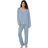 Joyaria Women's Bamboo Viscose Pajamas Set - Cooling Moisture-Wicking Sleepwear for Night Sweats, Soft Lightweight (S-XXL)